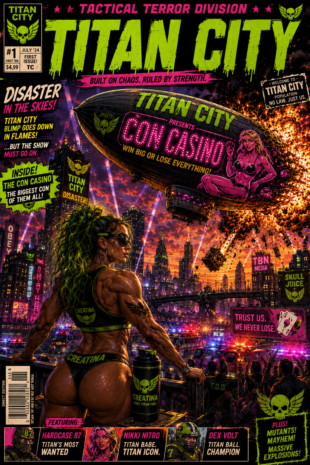 Titan City Issue 1: Disaster in the Skies